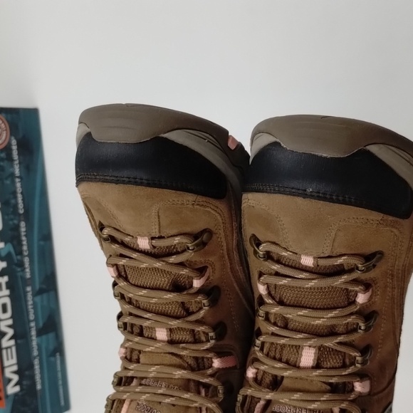 Skechers Trego-Alpine Trail brown tan size 7.5 outside ankle lace up boots - Picture 8 of 8